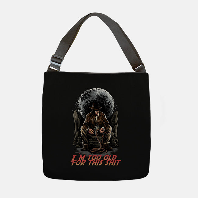 Indy Is Too Old-None-Adjustable Tote-Bag-zascanauta