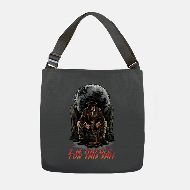 Indy Is Too Old-None-Adjustable Tote-Bag-zascanauta