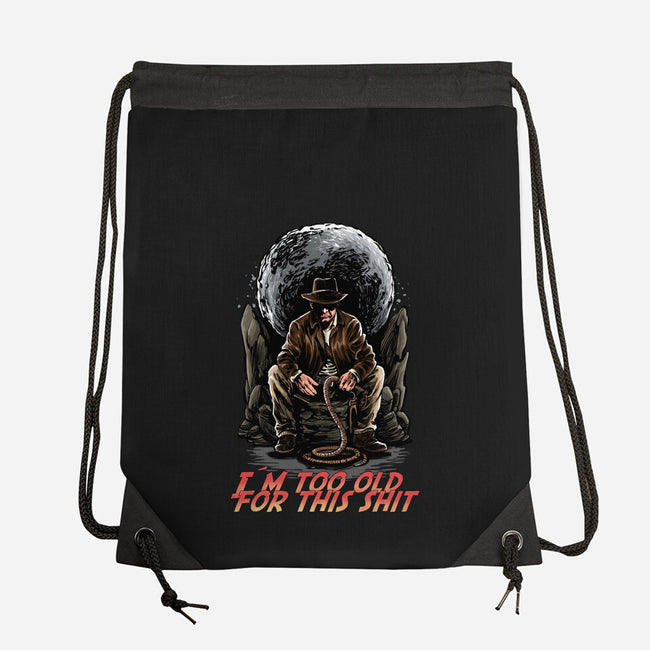 Indy Is Too Old-None-Drawstring-Bag-zascanauta