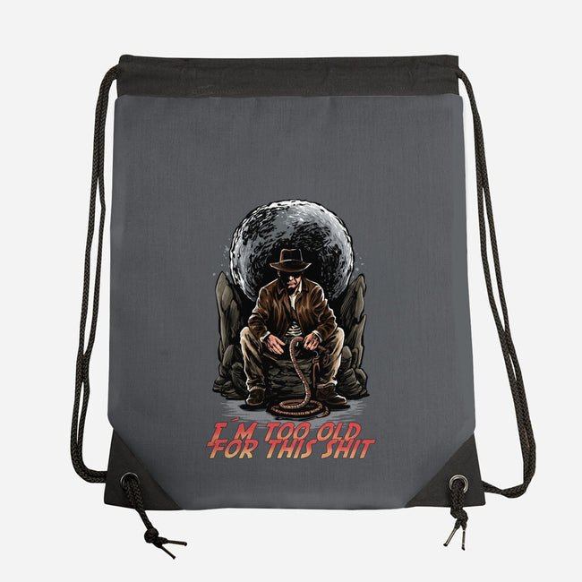 Indy Is Too Old-None-Drawstring-Bag-zascanauta
