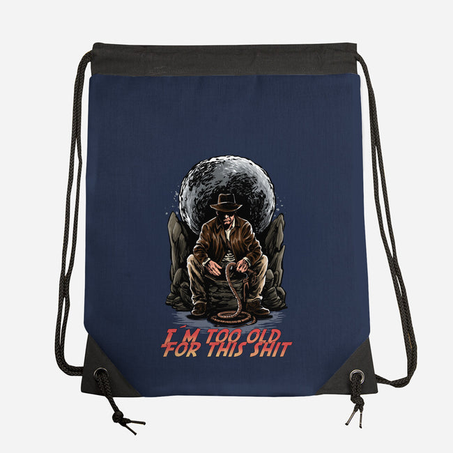 Indy Is Too Old-None-Drawstring-Bag-zascanauta