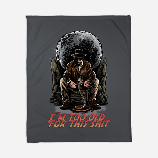Indy Is Too Old-None-Fleece-Blanket-zascanauta