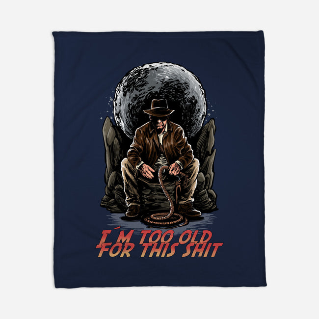 Indy Is Too Old-None-Fleece-Blanket-zascanauta