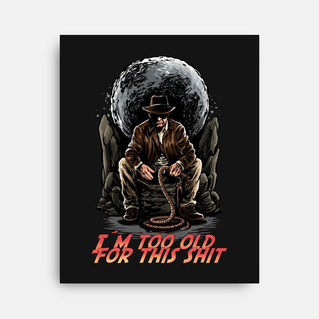 Indy Is Too Old-None-Stretched-Canvas-zascanauta