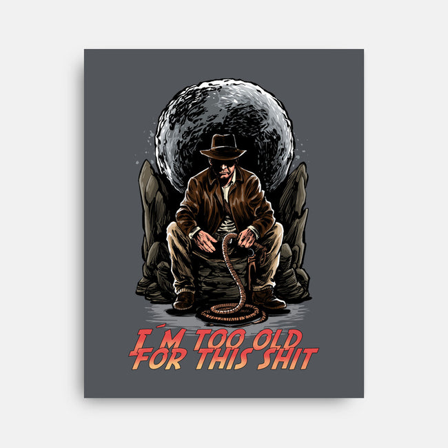 Indy Is Too Old-None-Stretched-Canvas-zascanauta