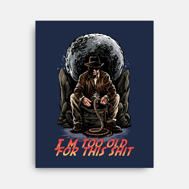 Indy Is Too Old-None-Stretched-Canvas-zascanauta
