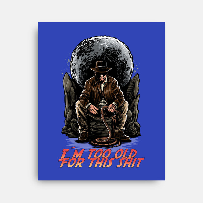Indy Is Too Old-None-Stretched-Canvas-zascanauta