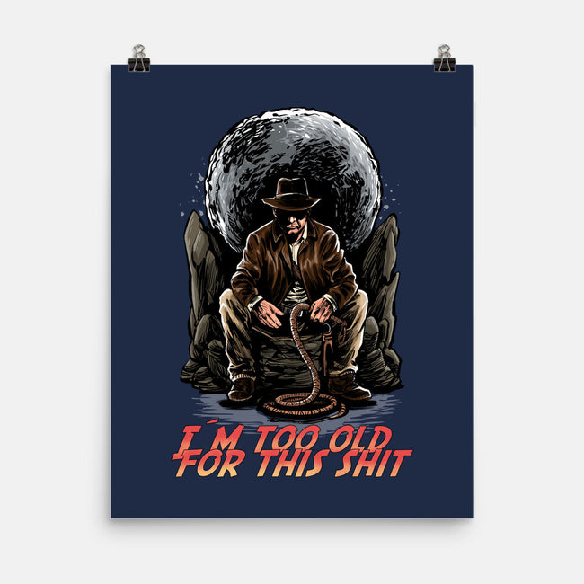 Indy Is Too Old-None-Matte-Poster-zascanauta