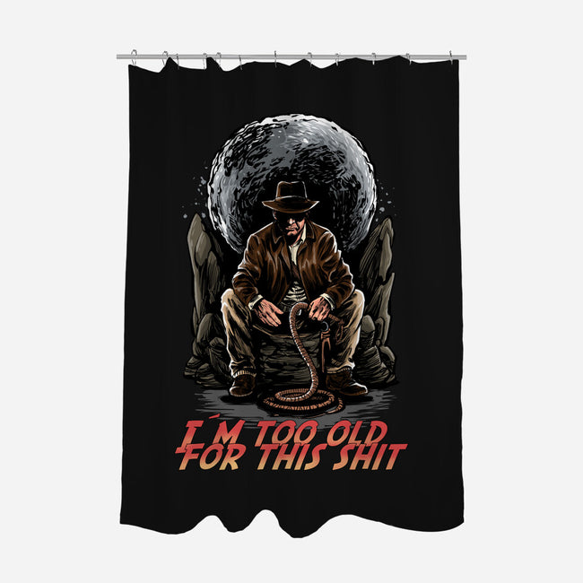 Indy Is Too Old-None-Polyester-Shower Curtain-zascanauta