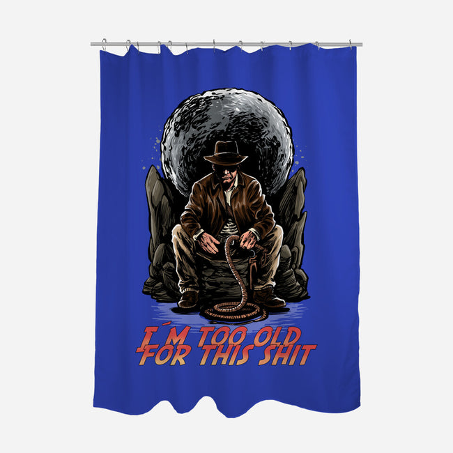 Indy Is Too Old-None-Polyester-Shower Curtain-zascanauta
