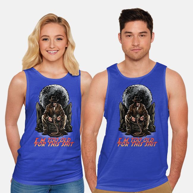 Indy Is Too Old-Unisex-Basic-Tank-zascanauta
