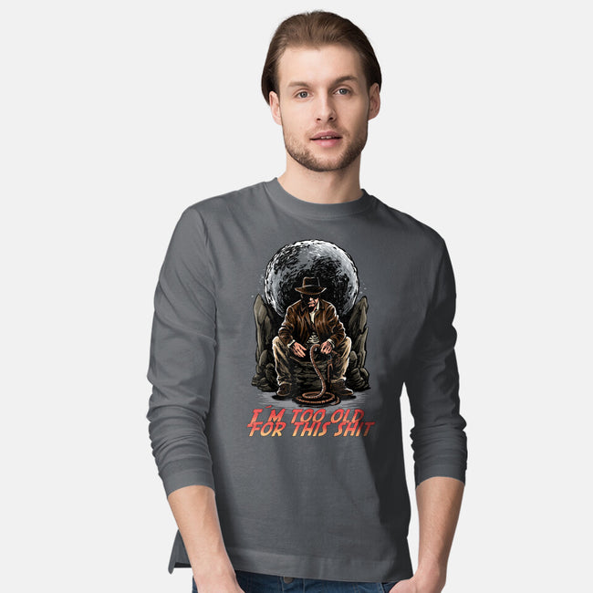 Indy Is Too Old-Mens-Long Sleeved-Tee-zascanauta