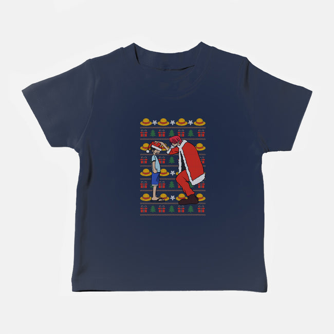Christmas Hat-Baby-Basic-Tee-fanfabio