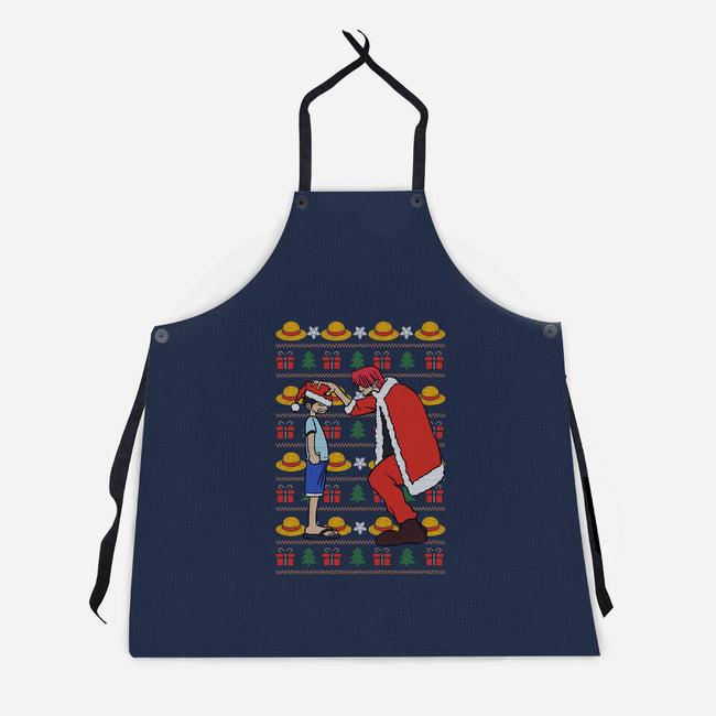 Christmas Hat-Unisex-Kitchen-Apron-fanfabio
