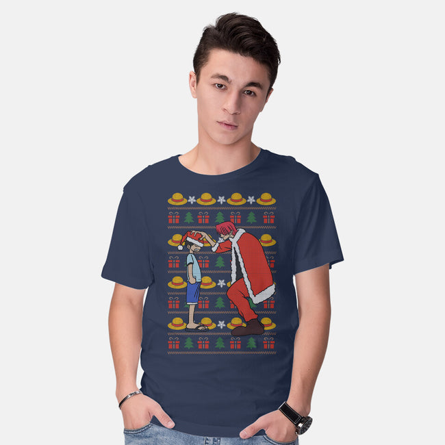Christmas Hat-Mens-Basic-Tee-fanfabio
