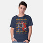 Christmas Hat-Mens-Basic-Tee-fanfabio
