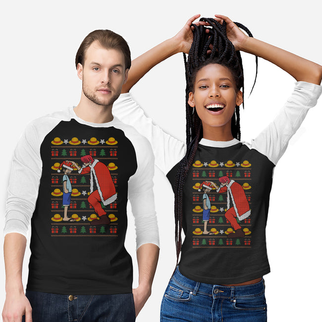 Christmas Hat-Unisex-Baseball-Tee-fanfabio