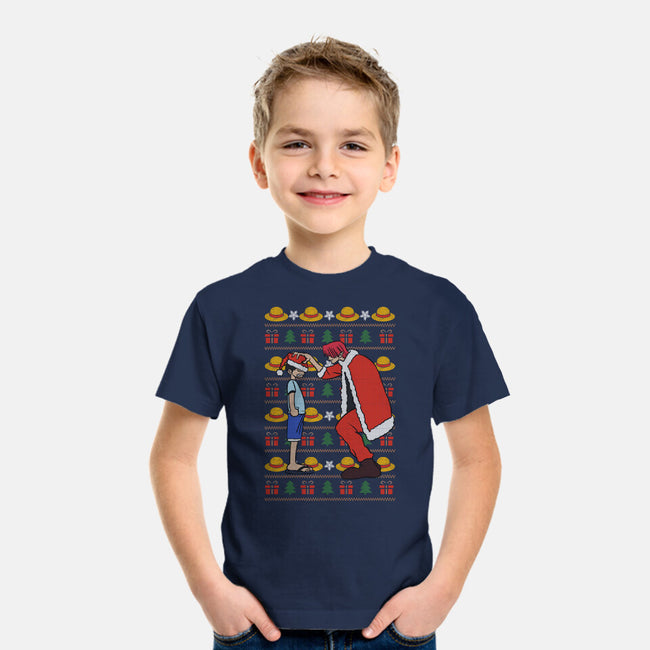 Christmas Hat-Youth-Basic-Tee-fanfabio