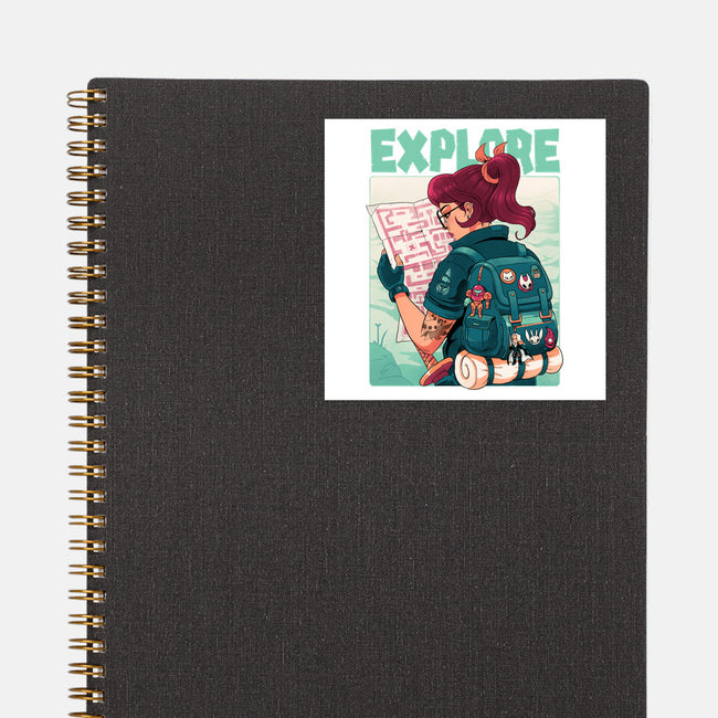 Explore-None-Glossy-Sticker-Bruno Mota