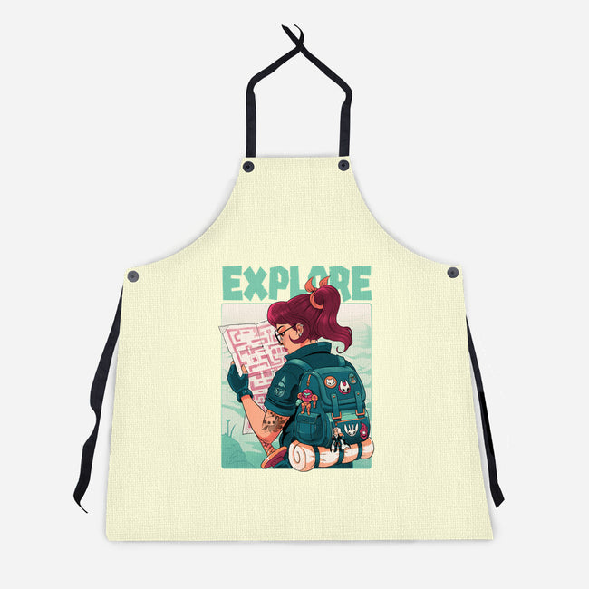 Explore-Unisex-Kitchen-Apron-Bruno Mota
