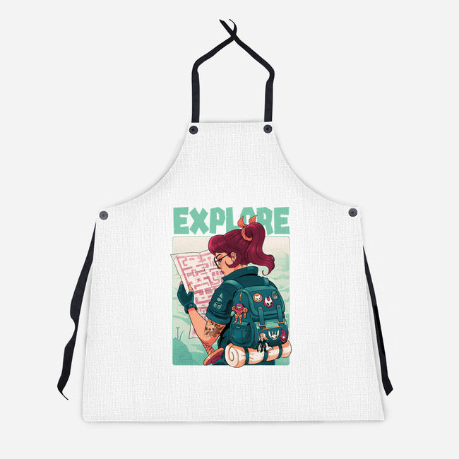 Explore-Unisex-Kitchen-Apron-Bruno Mota