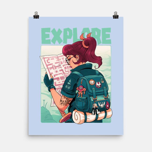 Explore-None-Matte-Poster-Bruno Mota