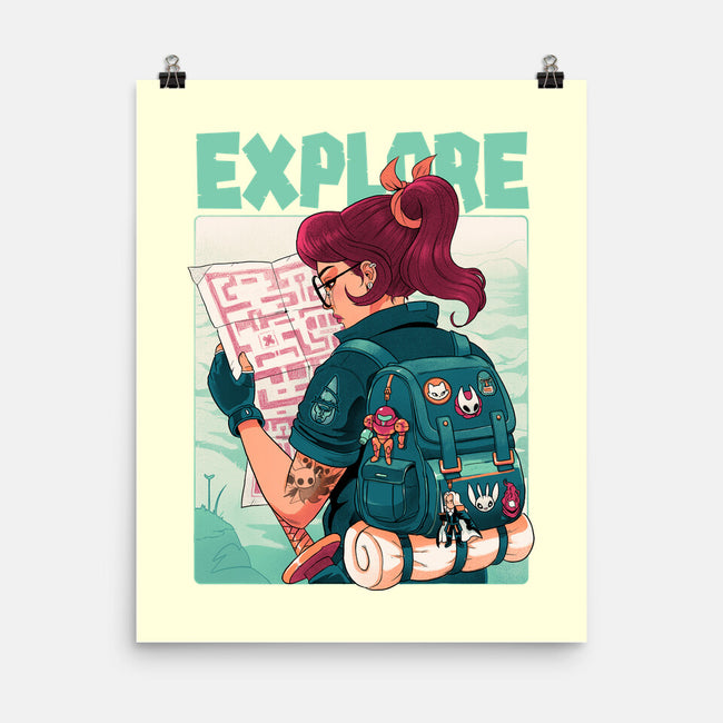 Explore-None-Matte-Poster-Bruno Mota