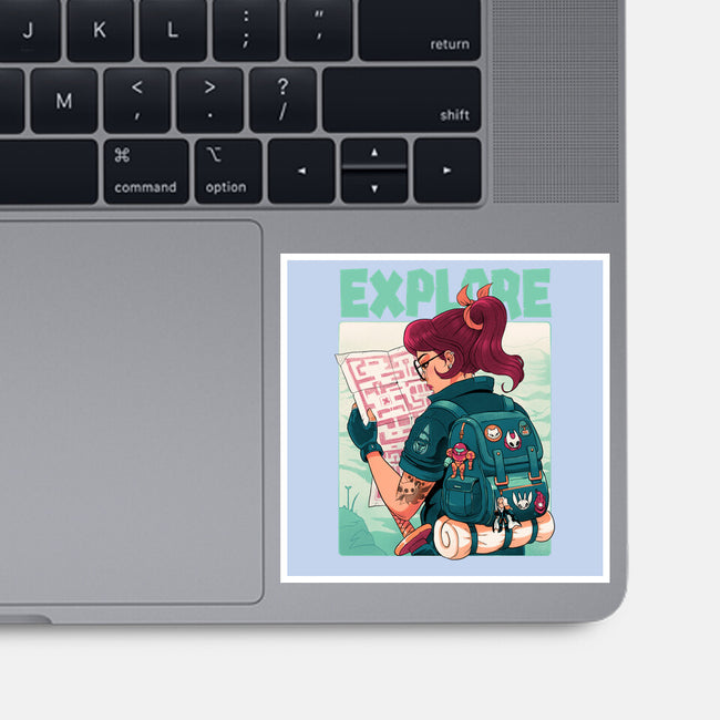 Explore-None-Glossy-Sticker-Bruno Mota