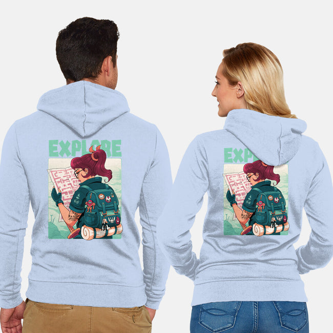 Explore-Unisex-Zip-Up-Sweatshirt-Bruno Mota