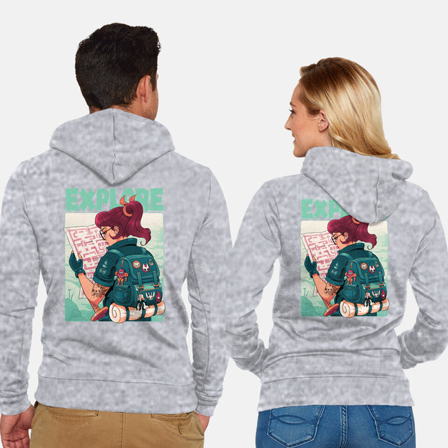 Explore-Unisex-Zip-Up-Sweatshirt-Bruno Mota