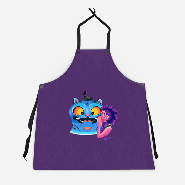 Are You A Good Demon Hunter-Unisex-Kitchen-Apron-DrawnByBryan