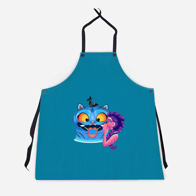 Are You A Good Demon Hunter-Unisex-Kitchen-Apron-DrawnByBryan