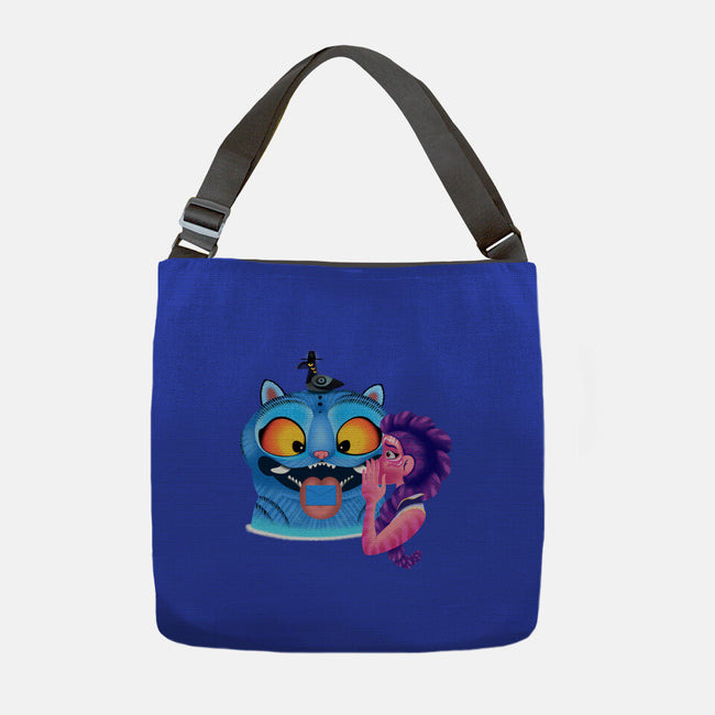 Are You A Good Demon Hunter-None-Adjustable Tote-Bag-DrawnByBryan
