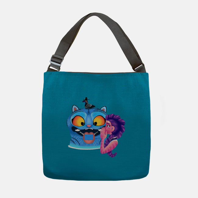 Are You A Good Demon Hunter-None-Adjustable Tote-Bag-DrawnByBryan