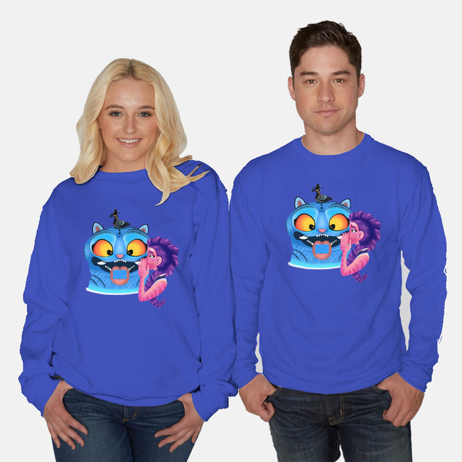 Are You A Good Demon Hunter-Unisex-Crew Neck-Sweatshirt-DrawnByBryan