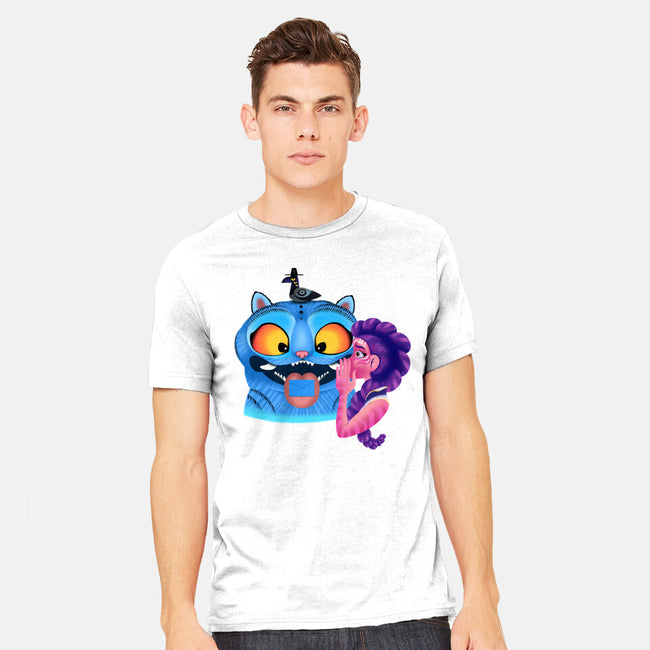 Are You A Good Demon Hunter-Mens-Heavyweight-Tee-DrawnByBryan