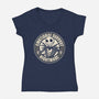 Emotional Support Nightmare-Womens-V-Neck-Tee-turborat14