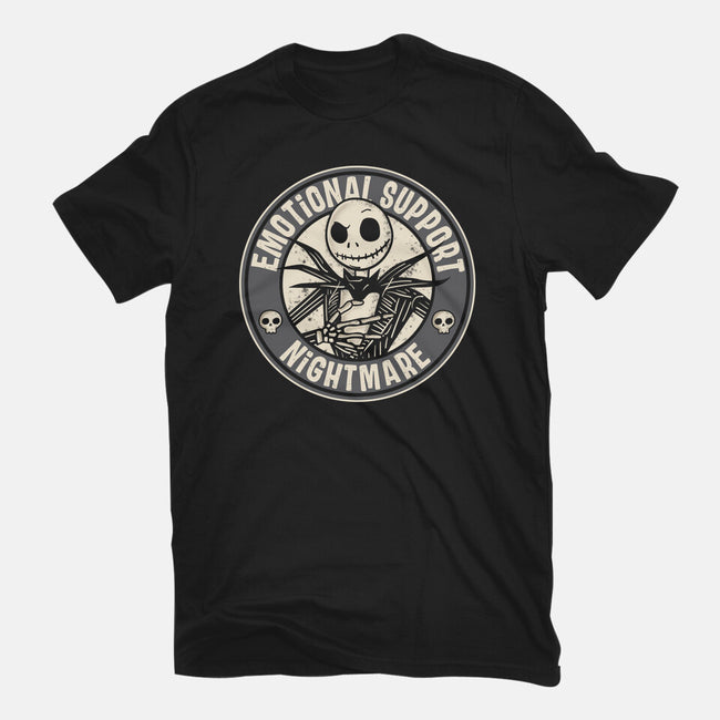 Emotional Support Nightmare-Unisex-Basic-Tee-turborat14