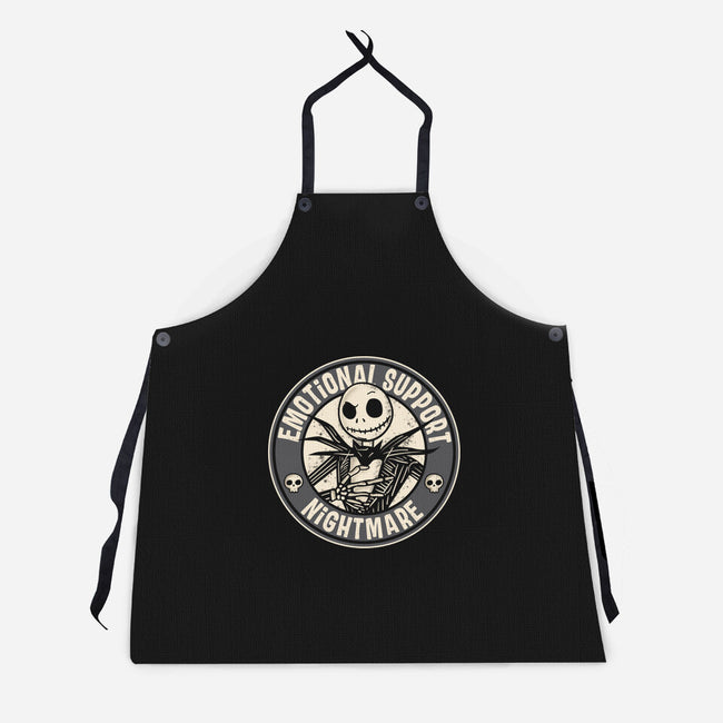 Emotional Support Nightmare-Unisex-Kitchen-Apron-turborat14