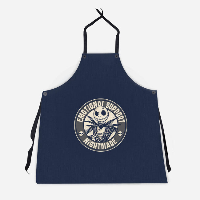 Emotional Support Nightmare-Unisex-Kitchen-Apron-turborat14
