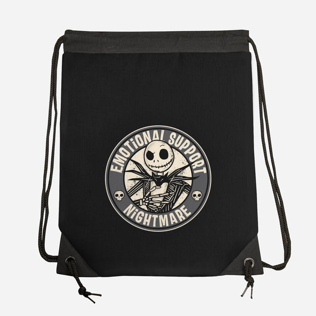 Emotional Support Nightmare-None-Drawstring-Bag-turborat14