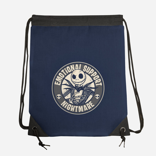 Emotional Support Nightmare-None-Drawstring-Bag-turborat14