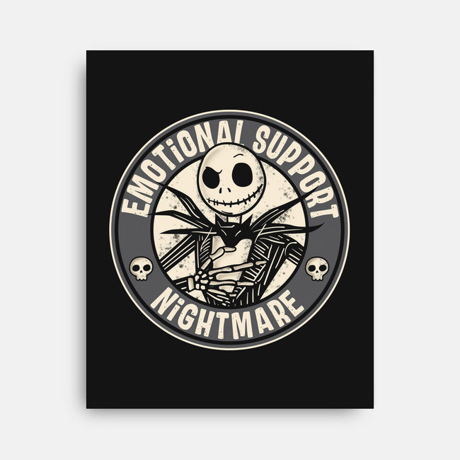 Emotional Support Nightmare-None-Stretched-Canvas-turborat14