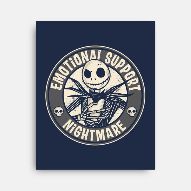 Emotional Support Nightmare-None-Stretched-Canvas-turborat14