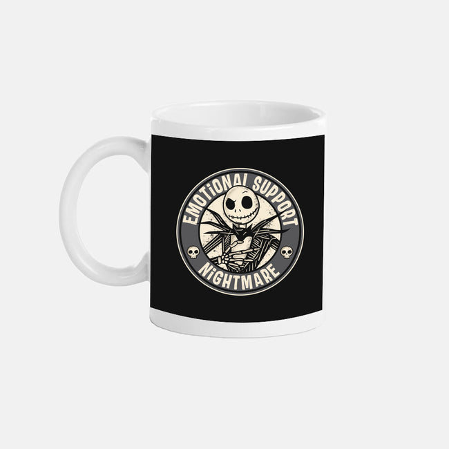 Emotional Support Nightmare-None-Mug-Drinkware-turborat14