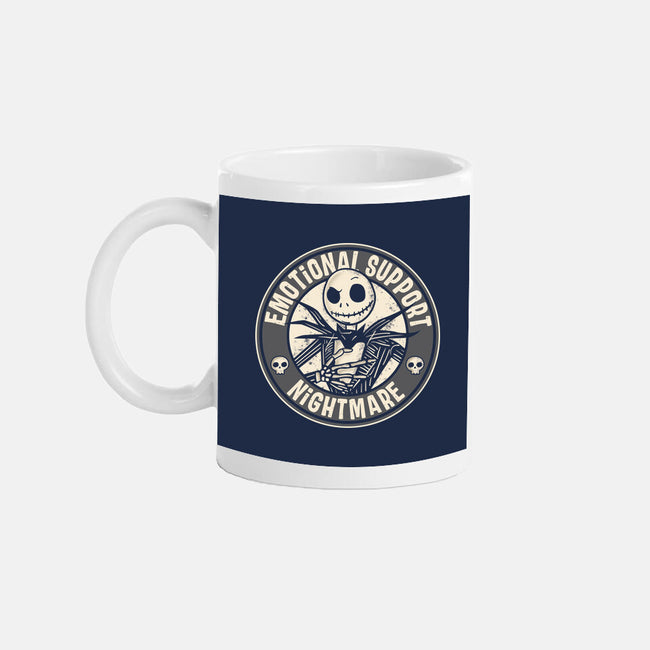 Emotional Support Nightmare-None-Mug-Drinkware-turborat14