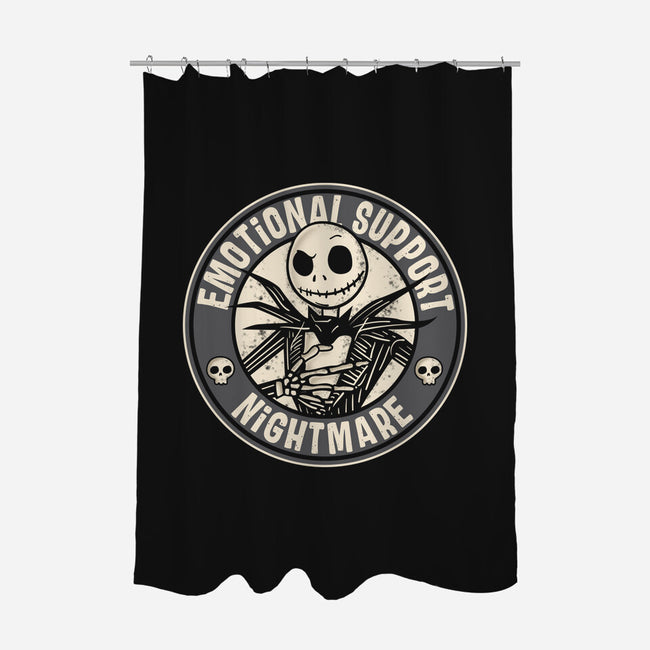 Emotional Support Nightmare-None-Polyester-Shower Curtain-turborat14