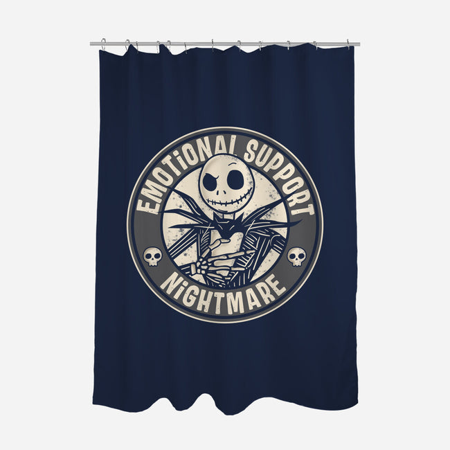 Emotional Support Nightmare-None-Polyester-Shower Curtain-turborat14