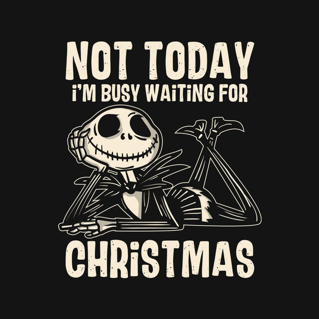 Busy Waiting For Christmas-Womens-Basic-Tee-turborat14