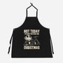 Busy Waiting For Christmas-Unisex-Kitchen-Apron-turborat14